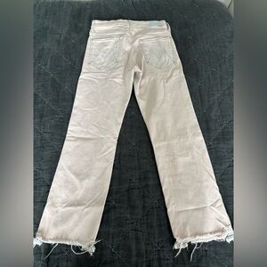 MOTHER Women's Cream Jeans